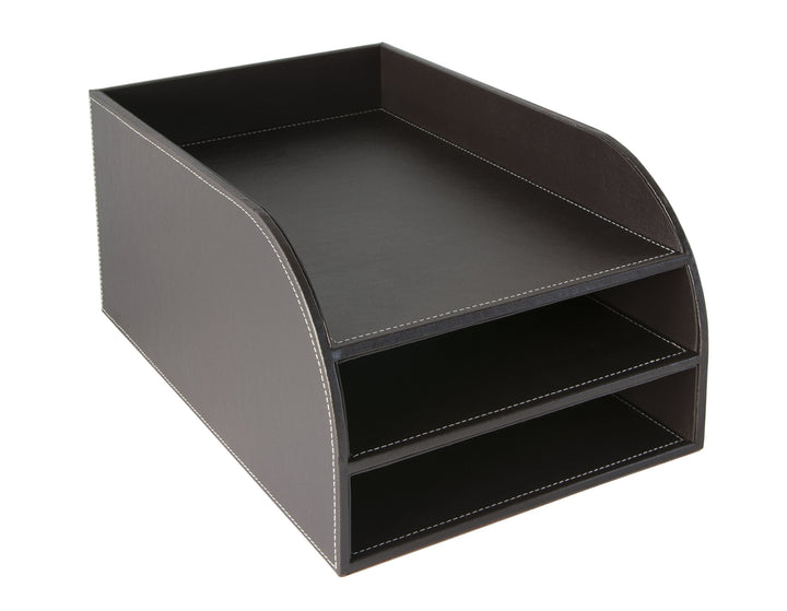 Osco BPU3TT Luxus Faux Leder, Büromaterial-Bürobedarf, braun Braun Single, Braun Single