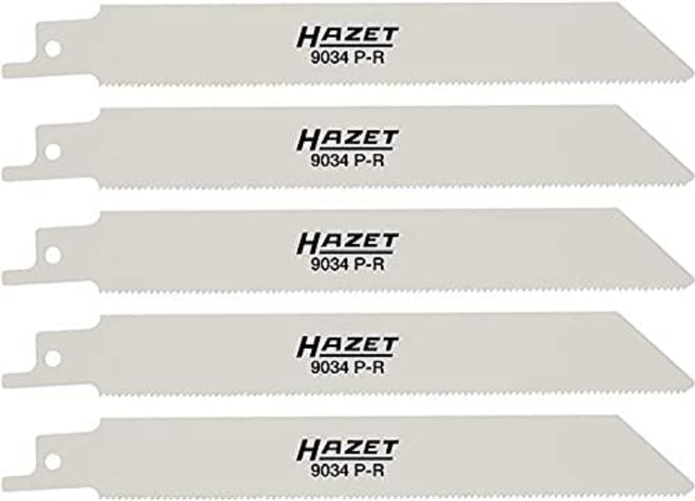 HAZET Reziprok Sägeblätter (5teilig, geschrägte gewellte Zahnung, für HAZET 9034 P-2) 9034 P-R/5