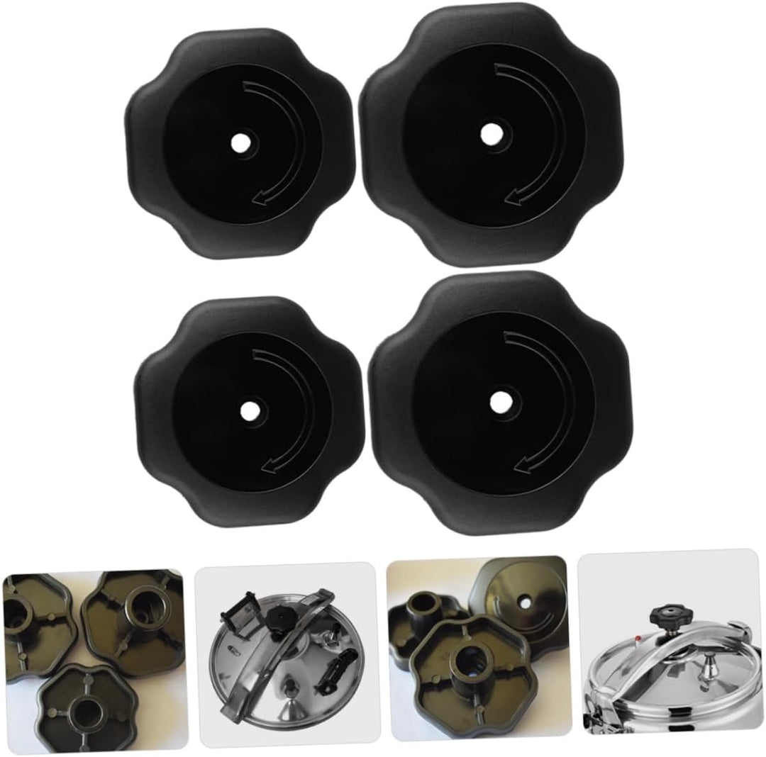 MAGICLULU 4 Stück Deckelknöpfe Für Schnellkochtöpfe Kunststoff Hitzebeständig 19mm Für Herd Und Topf