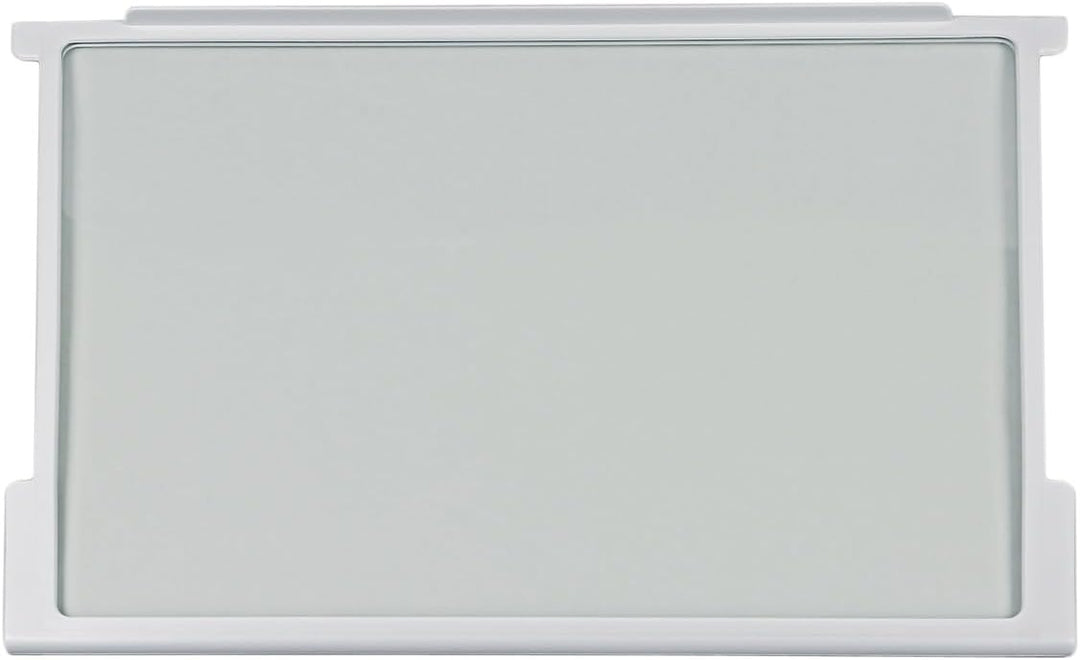 Gorenje 163336 ORIGINAL Glasplatte Scheibe Abdeckplatte Glasboden mit Halteleisten fürs Lebensmittel