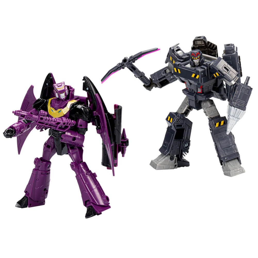 Transformers Legacy Evolution Humble Origins 2er-Pack Senator Shockwave (17,5 cm) & Data Clerk Orion