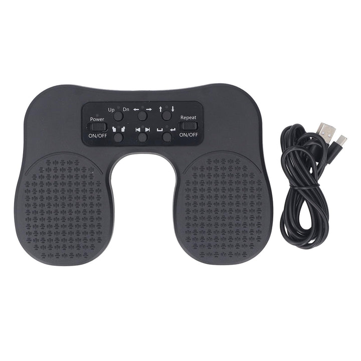 Musik Page Turner Pedal, Silent Wi Fi BT USB C Kabelverbindung, Individuelles Fusspedal für Tablets,