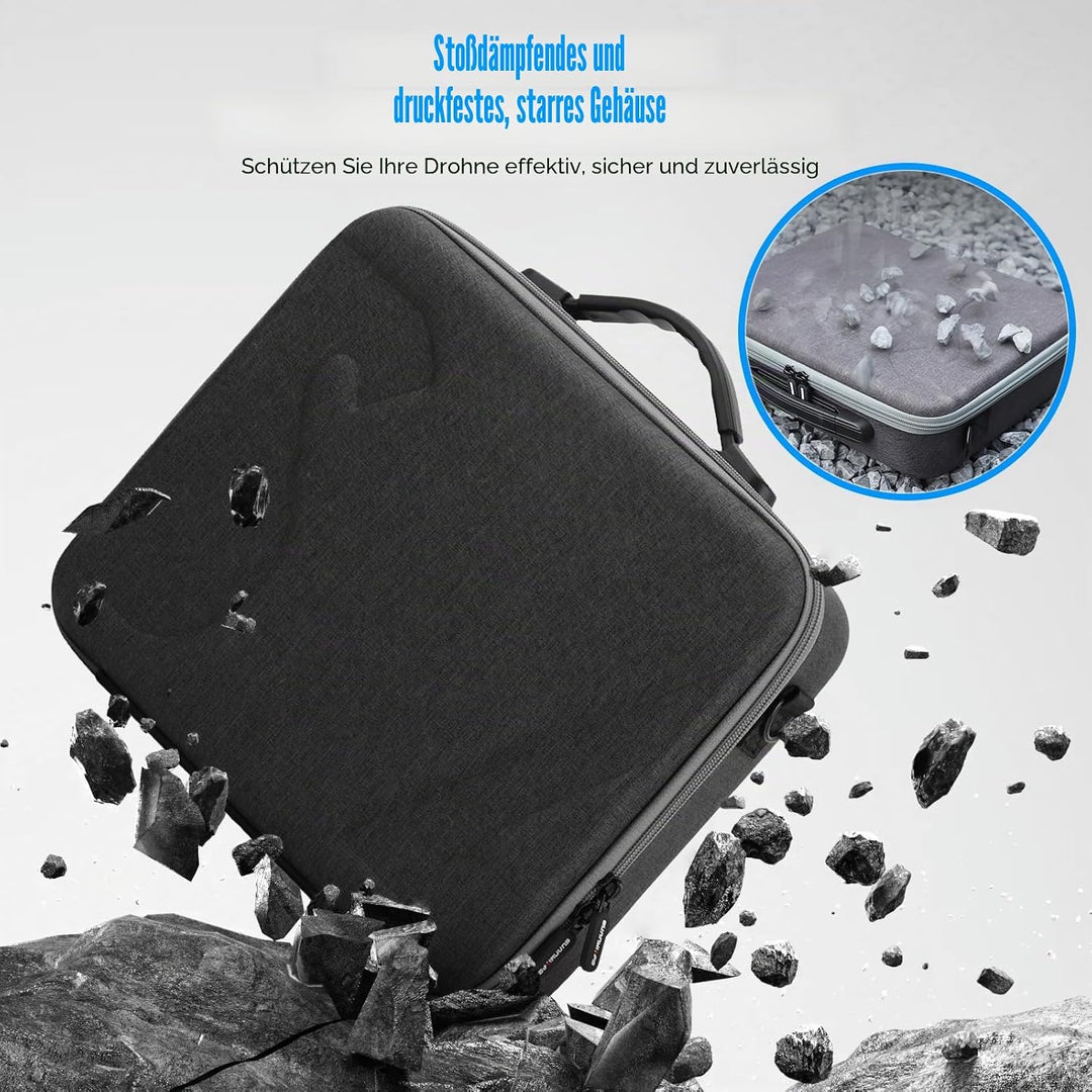 SYACHI Drohne Tasche für DJI Flip, Tragbare PU wasserdichte Case mit Schultergurt Tasche für DJI FLI