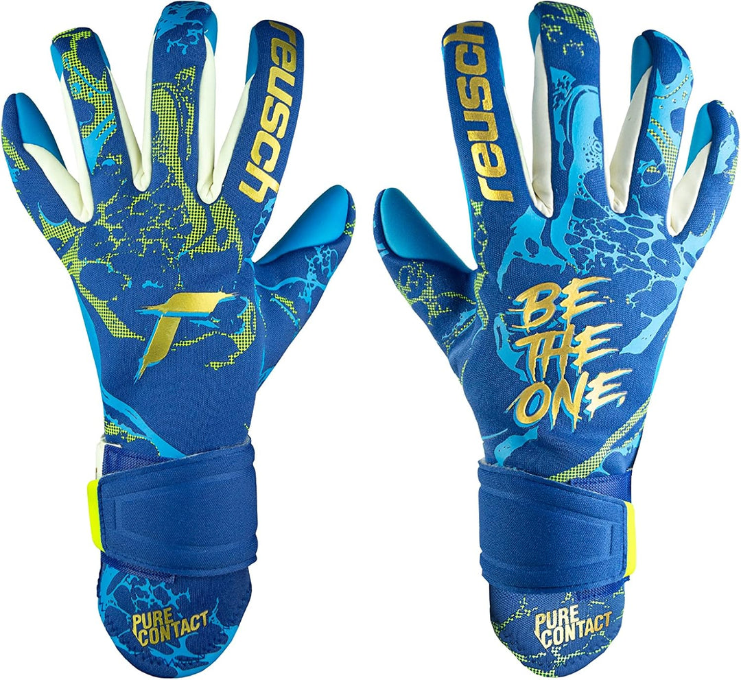 Reusch Unisex – Erwachsene Torwarthandschuhe Pure Contact Aqua mit Hervorragendem Grip und Innennaht