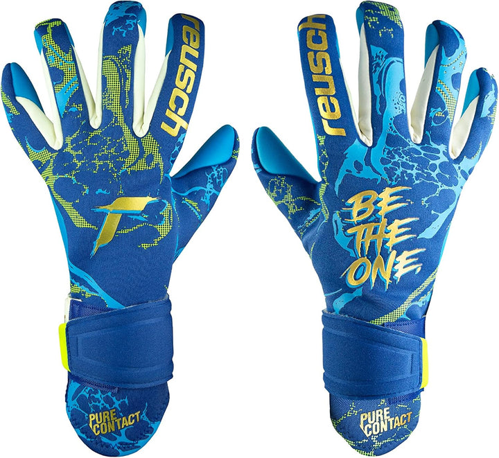 Reusch Unisex – Erwachsene Torwarthandschuhe Pure Contact Aqua mit Hervorragendem Grip und Innennaht