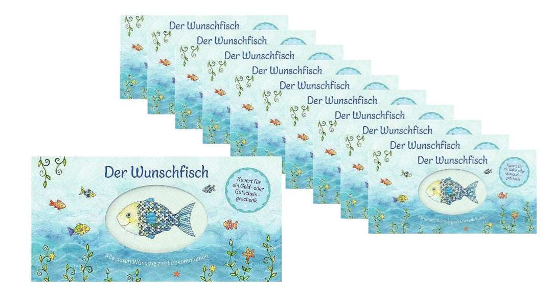 Geschenke für Kommunion (Auswahl) / Gebetswürfel/Buch/Kreuz /, Anzahl:10er Set, Auswahl:Karte Wunsch