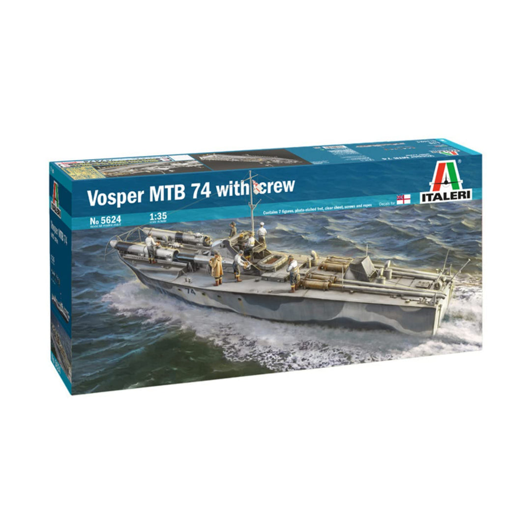 Italeri 5624S 1:35 Vosper 74 m. Crew (7), originalgetreue Nachbildung, Modellbau, Basteln, Hobby, Kl