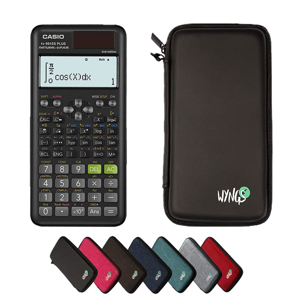 CALCUSO Sparpaket: Casio FX-991ES Plus 2nd Edition technisch-wissenschaftlicher Taschenrechner + WYN