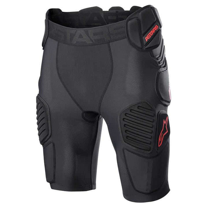 Alpinestars Bionic Pro Protektorenshorts (Black/Red,XL) Einheitsgrösse Schwarz / Rot, Einheitsgrösse