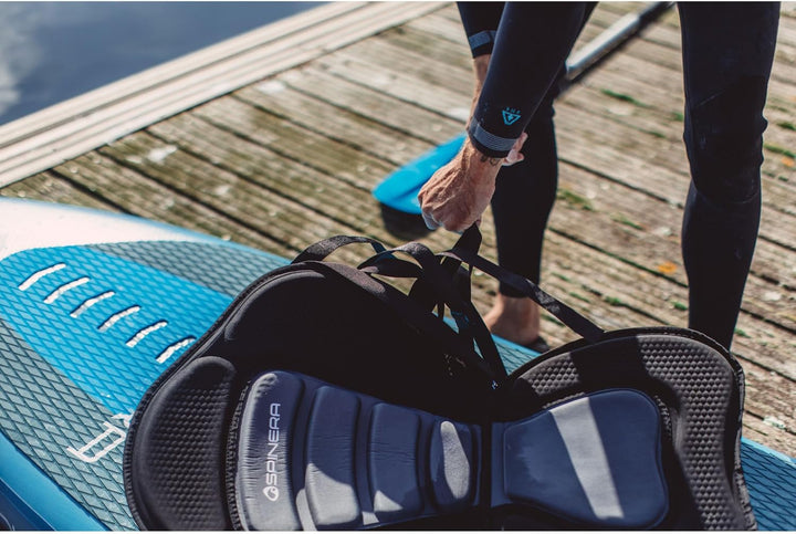 Raised Performance Seat – Super bequemer Hochlehnen-Sitz mit EVA-Schaum für SUP & Kajak, 4 Punkt Bef