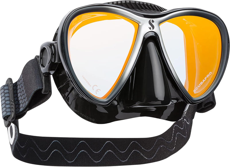 Scubapro Synergy Twin Mask with Comfort Strap schwarz/blau verpsiegelt, schwarz/blau verpsiegelt