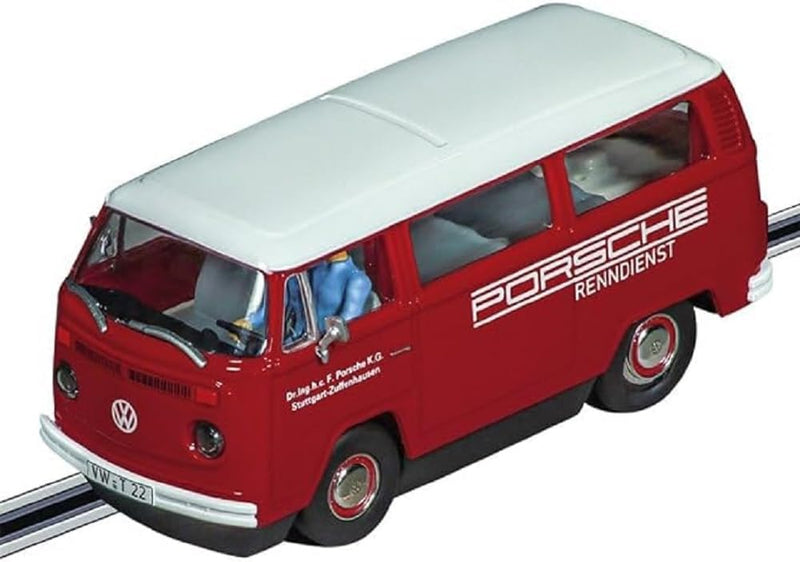 Carrera - 20031096 - Carrera Digital 132 I VW Bus T2b Porsche Renndienst I Teil des Porsche Teams I