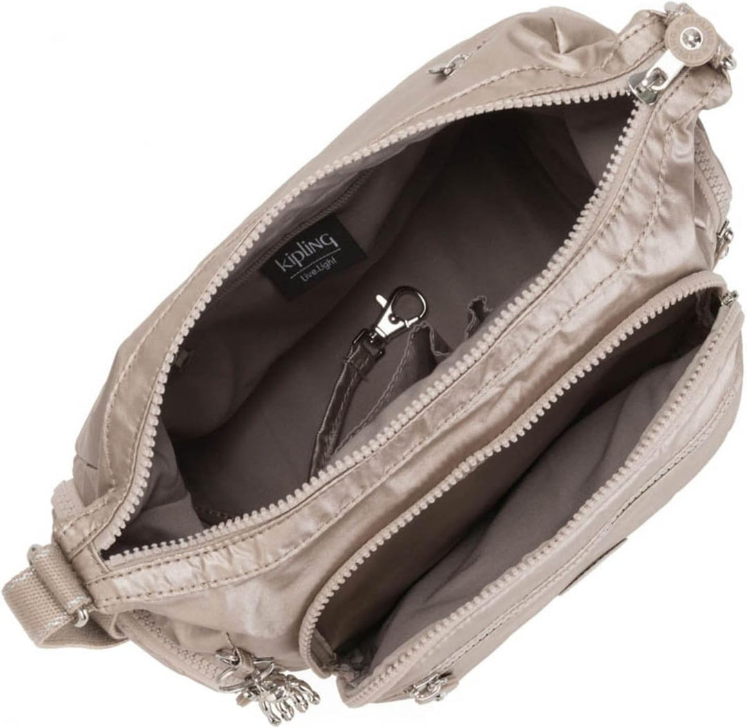Kipling Damen Gabbie S Crossbody, Silber (Silber (Metallic Glow), Einheitsgrösse Einheitsgrösse Meta