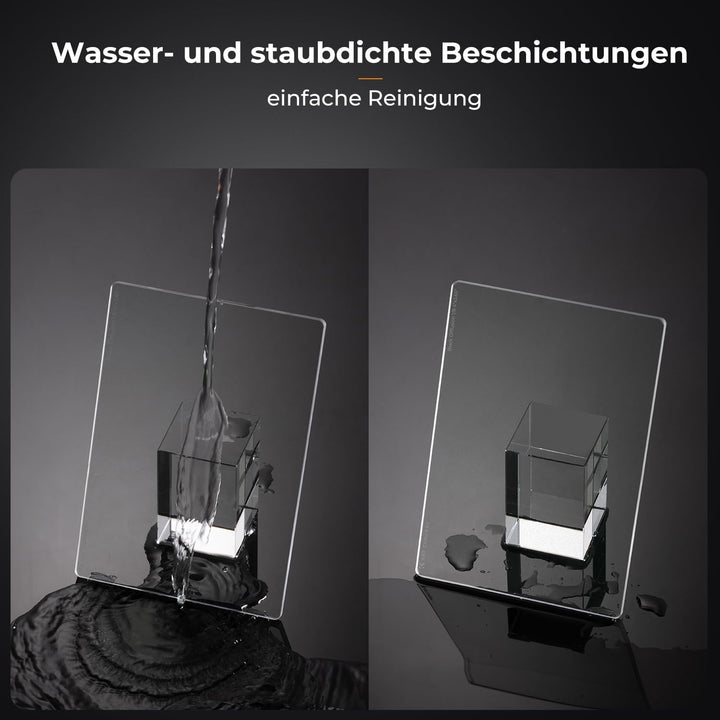 K&F Concept Nano-X Serie 4 x 5,65" Black-Mist 1/8 Filter,Dicke 4mm Rechteckfilter für Aussenaufnahme