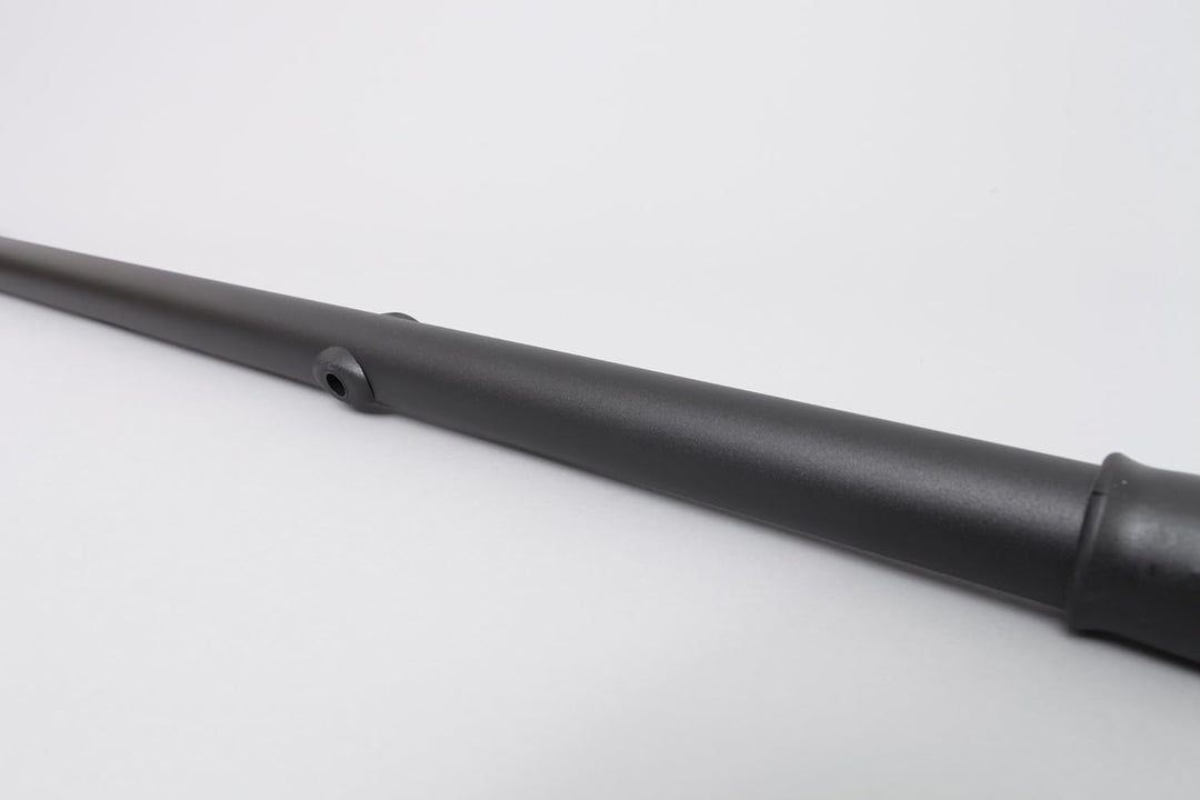 Borika 2 x Paddel (180cm) für Schlauchboote Schwarze Aluminiumstangen inkl. Paddelkopf