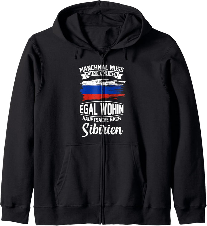 Sibirien Kapuzenjacke