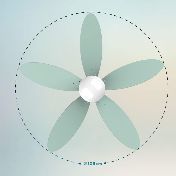 Cecotec Deckenventilator EnergySilence Aero 4260 Mint, 106 cm Spannweite Minze, Minze