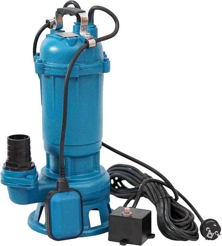 1100W WEISBACH PROFESSIONAL CTR Leistungsstarke Tauchpumpe Fäkalienpumpe Schmutzwasserpumpe mit Zerk