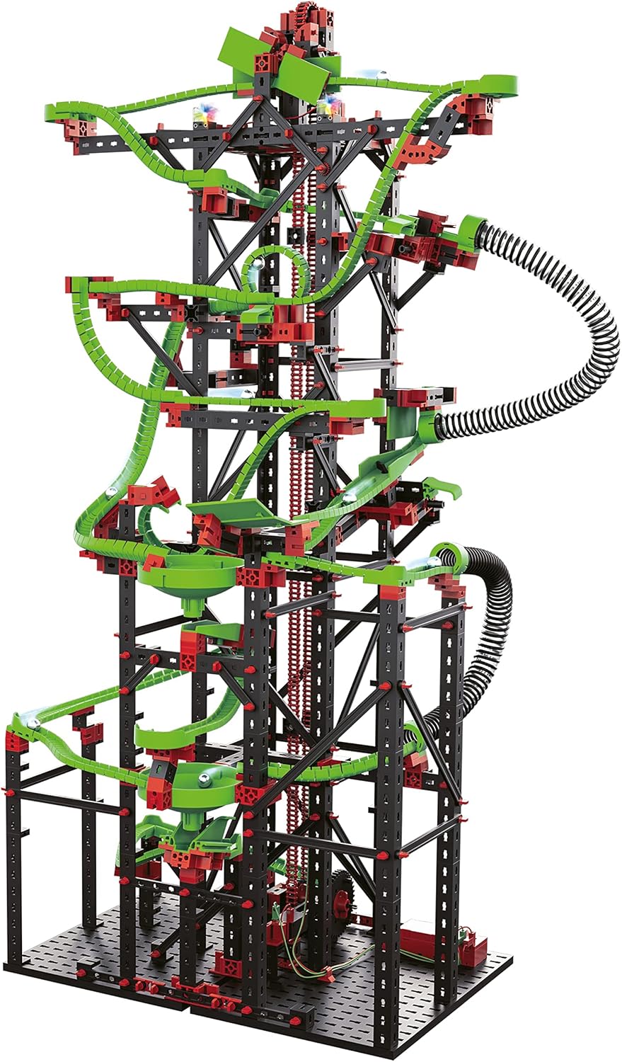 fischertechnik 544619 Kugelbahn Dynamic XXL – Murmelbahn, Bausatz für Kinder ab 9 Jahren, Lernspielz