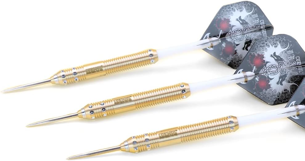 CUESOUL Dragon Deluxe Messing Steel Dartpfeile, 21 Gramm J2107 23 Gramm, J2107 23 Gramm