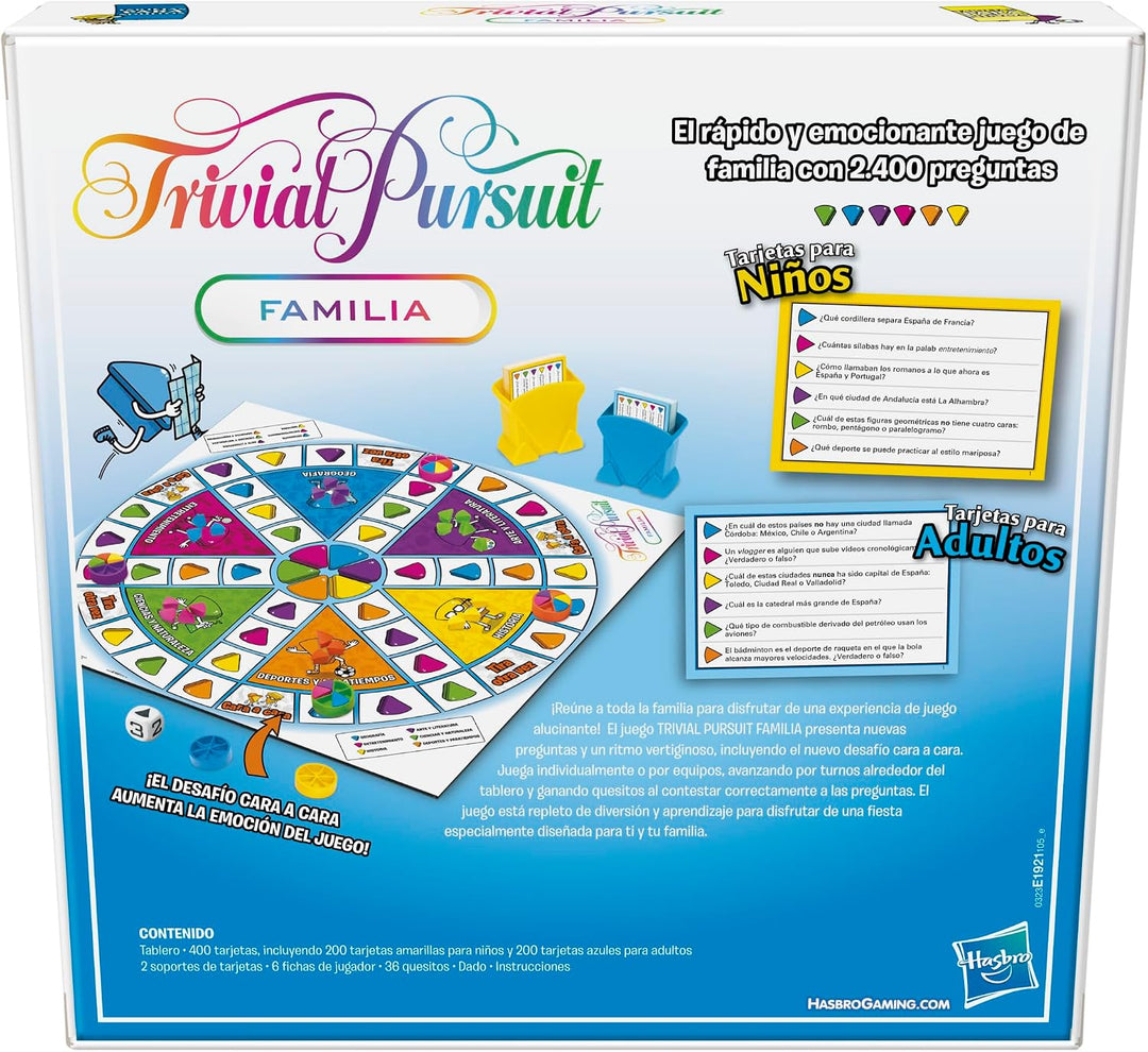 Hasbro Gaming - Trivial Pursuit (Spanische Version) (E1921105). Spanien Multi, Spanien Multi