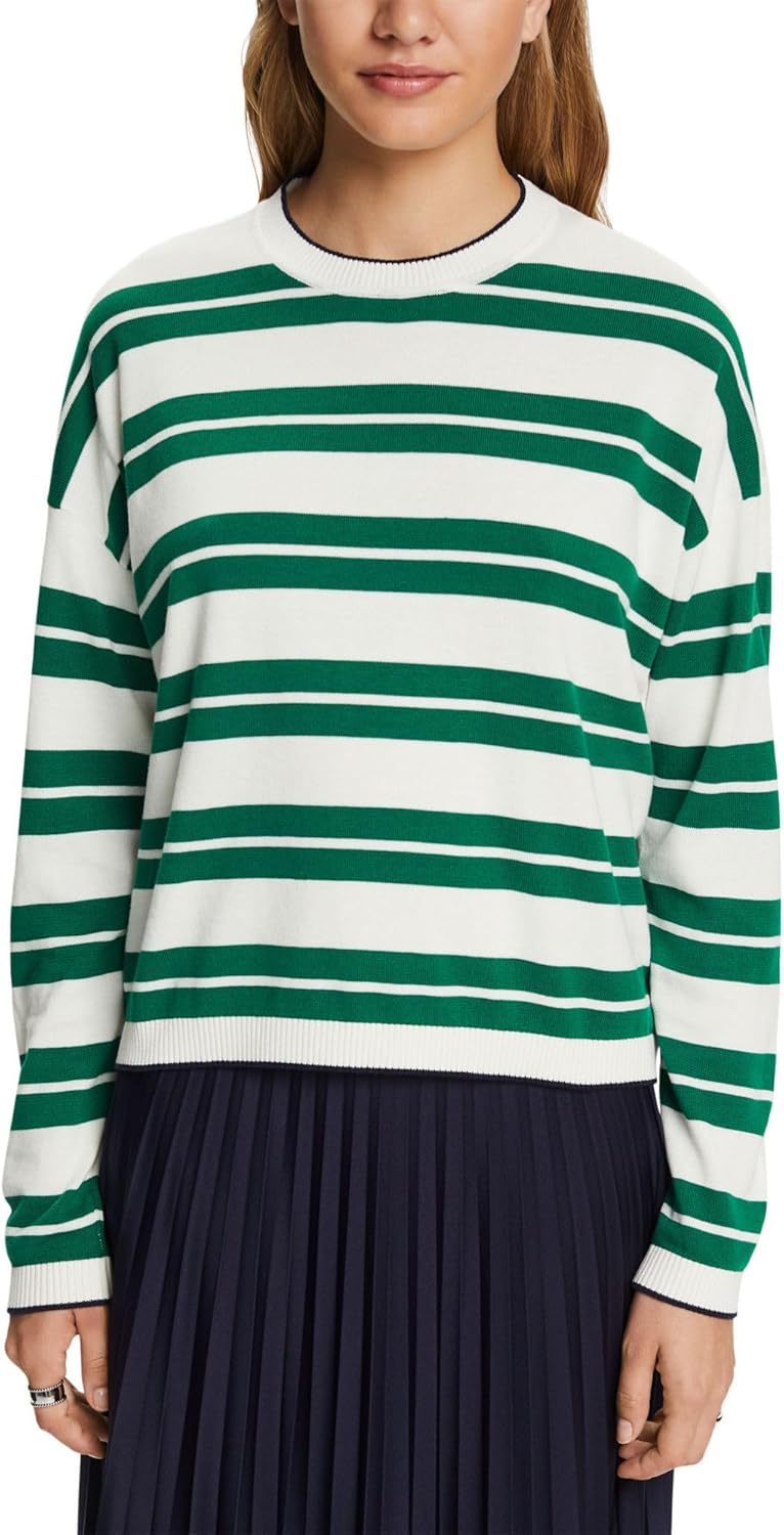Esprit Damen 073ee1i301 Pullover XXS 302/Dark Green 3, XXS 302/Dark Green 3