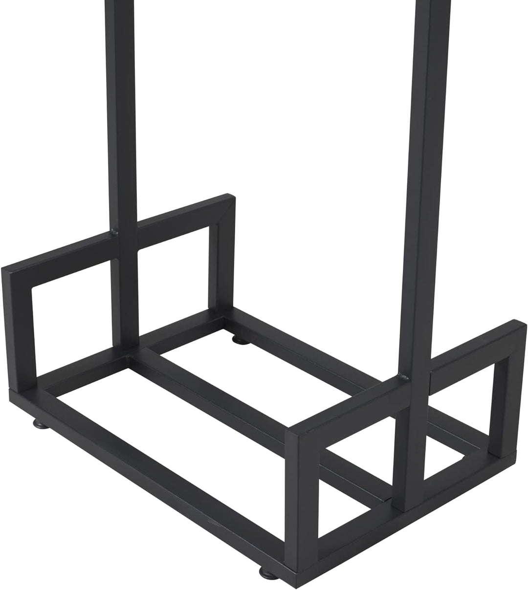 [en.casa] Kaminholzregal Thisted Brennholzregal 50 x 35 x 95 cm Holzunterstand für Innen- und Aussen