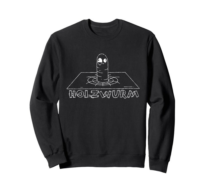 Herren Holzwurm Geschenkidee Männer Tischler Schreiner Sweatshirt