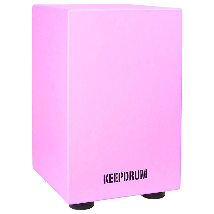 keepdrum DC1M PK Junior Cajon Hocker für Kinder Pink Rosa Trommelhocker