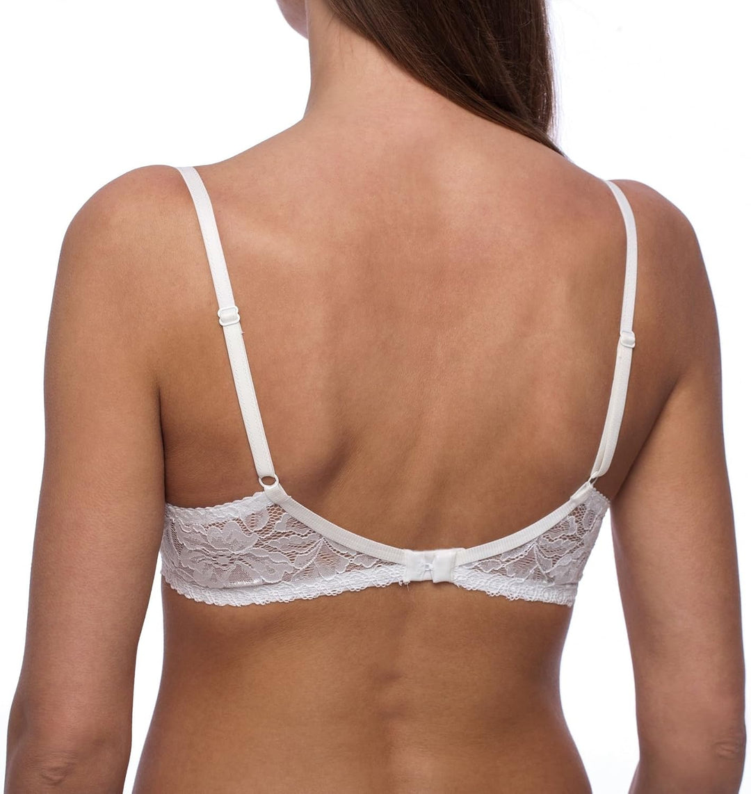 frugue Damen Spitzen BH - mit Bügel - Vollschalen-BH - Grosse Grössen 75B Elfenbein, 75B Elfenbein