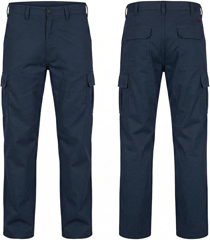 Lee Cooper Herren LCPNT205 robuste und pflegeleichte Arbeitshose mit mehreren Taschen Navy 38W / 33L