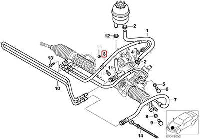 Meyle, Art.Nr. 314 632 0001 Hydraulikschlauch, Lenksystem