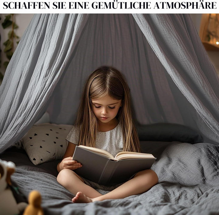 Ginkago Baldachin Kinderzimmer Baby Betthimmel Riesig Betthimmel Kinder Himmelbett Vorhänge Prinzess