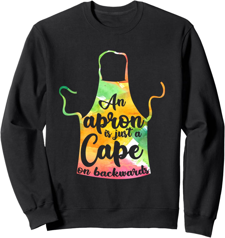 Schürze Chef Koch Bäcker Essen Küche Restaurant Heroes Sweatshirt