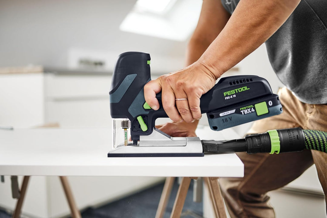 Festool PSC-E 18 EB-Basic Akku-Stichsäge 18 V, 23 mm Hub, kompakt & leicht für präzise Schnitte, erg
