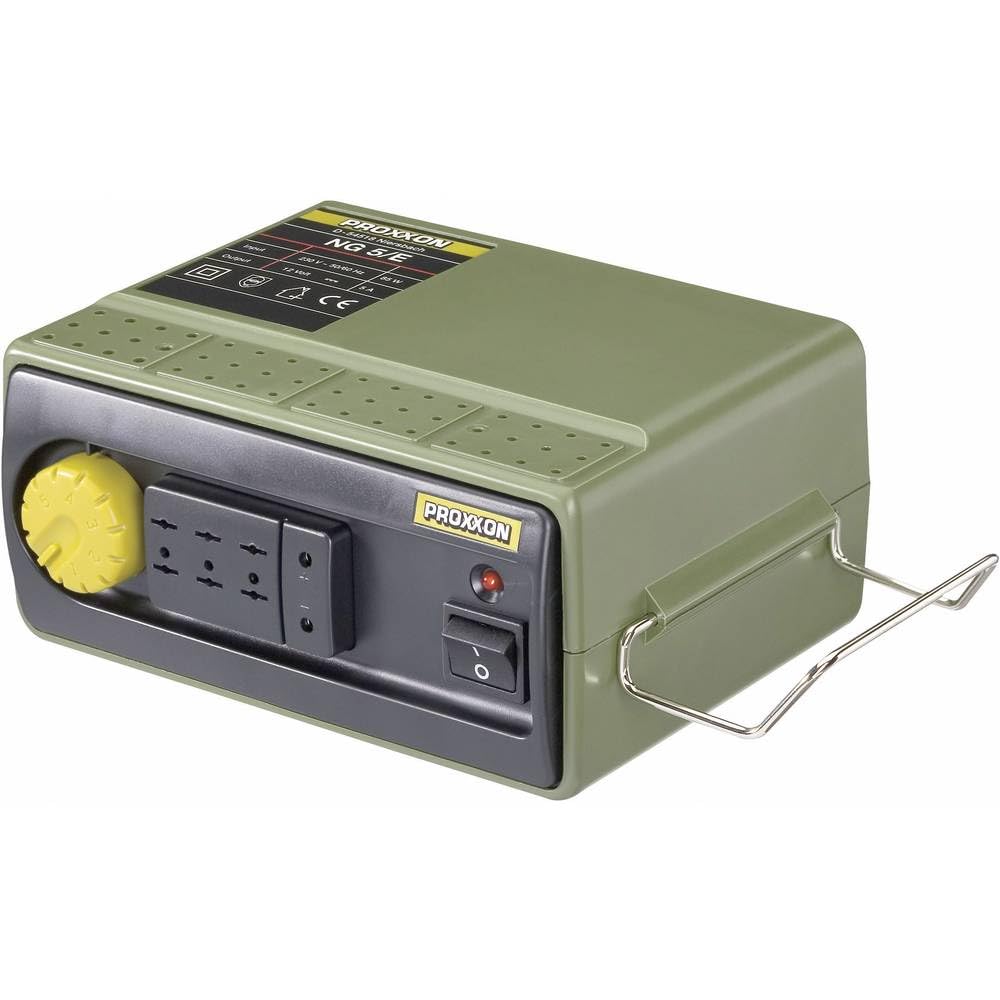 Proxxon 28704 MICROMOT Netzgerät NG 5/E mit 3 Anschlussbuchsen 12 Volt 5 Ampere