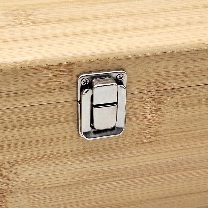 GREEN NOVICE ® Bambus Weinbox mit Wein-Zubehörset – Exklusives Geschenkset mit Flaschenöffner, Tropf