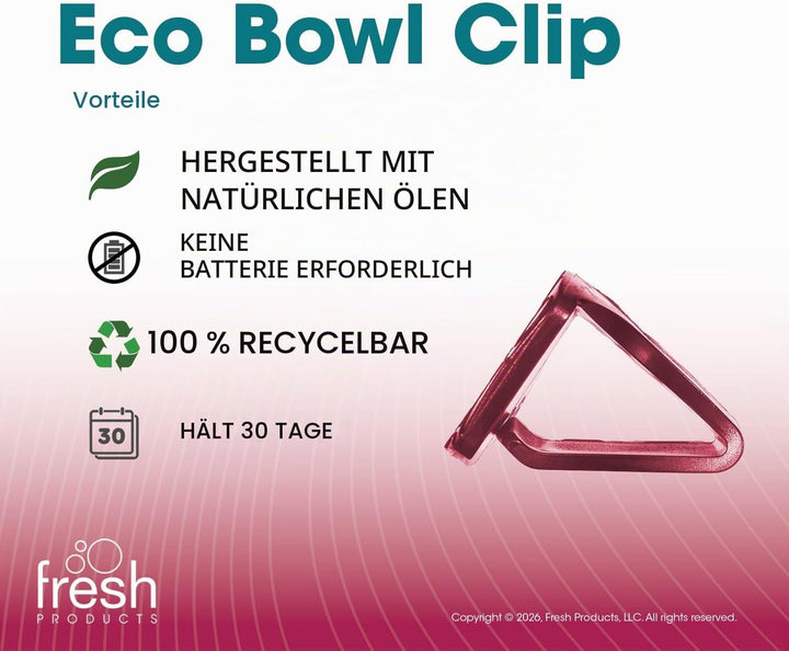 Fre-Pro by Fresh - Bowl Clip Lufterfrischer für Toiletten, Spiced Apple, Box mit 12 Stück, Spiced Ap