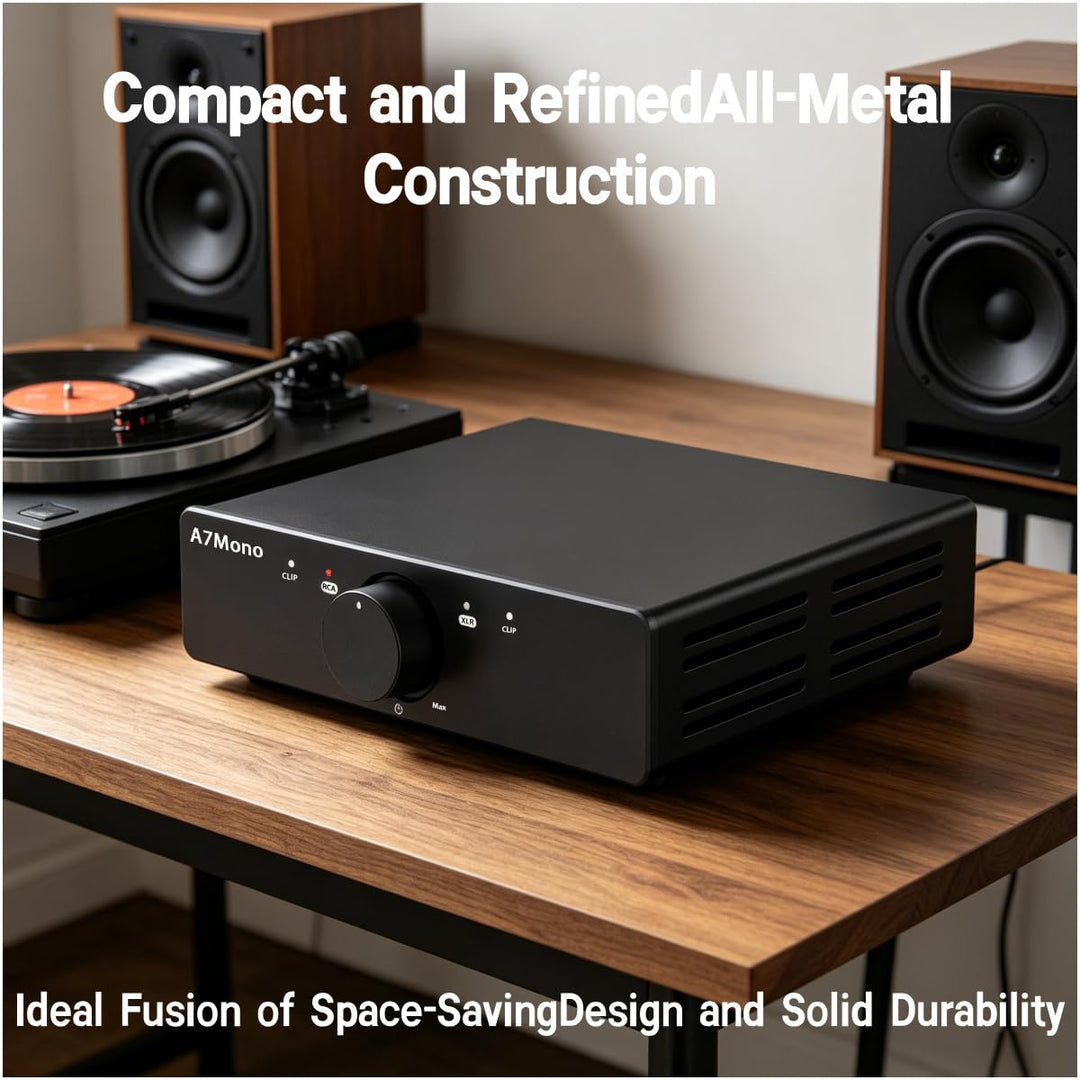 3E Audio A7Mono Stereo Leistungsverstärker TPA3255 1x480W PBTL Next Generation Hi-Fi Audio mit verbe