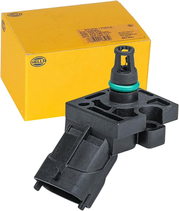 HELLA 6PP 009 403-131 Sensor, Ladedruck - 4-polig - geschraubt - mit Dichtung