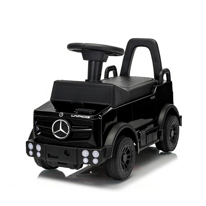 TCARAIWEN Kinder Rutschauto Mercedes-Benz Unimog Lizenz, Fuss-zu-Boden Rutscher für Kleinkinder 1-2