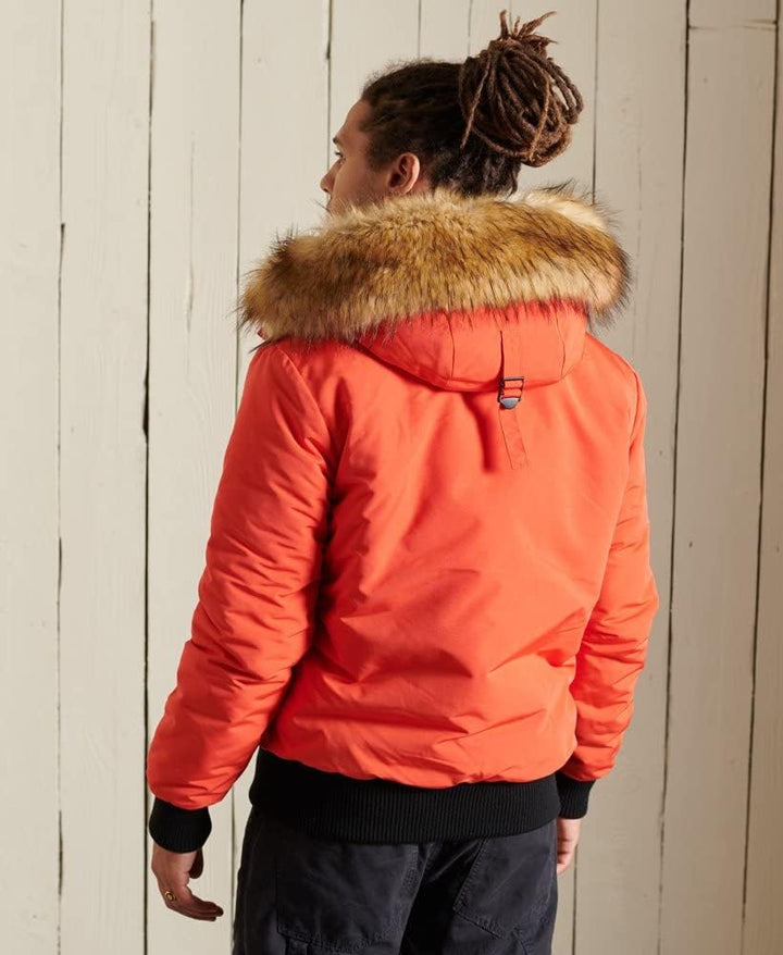 Superdry Herren Everest Bomber Jacket S Bold Orange, S Kräftiges Orange