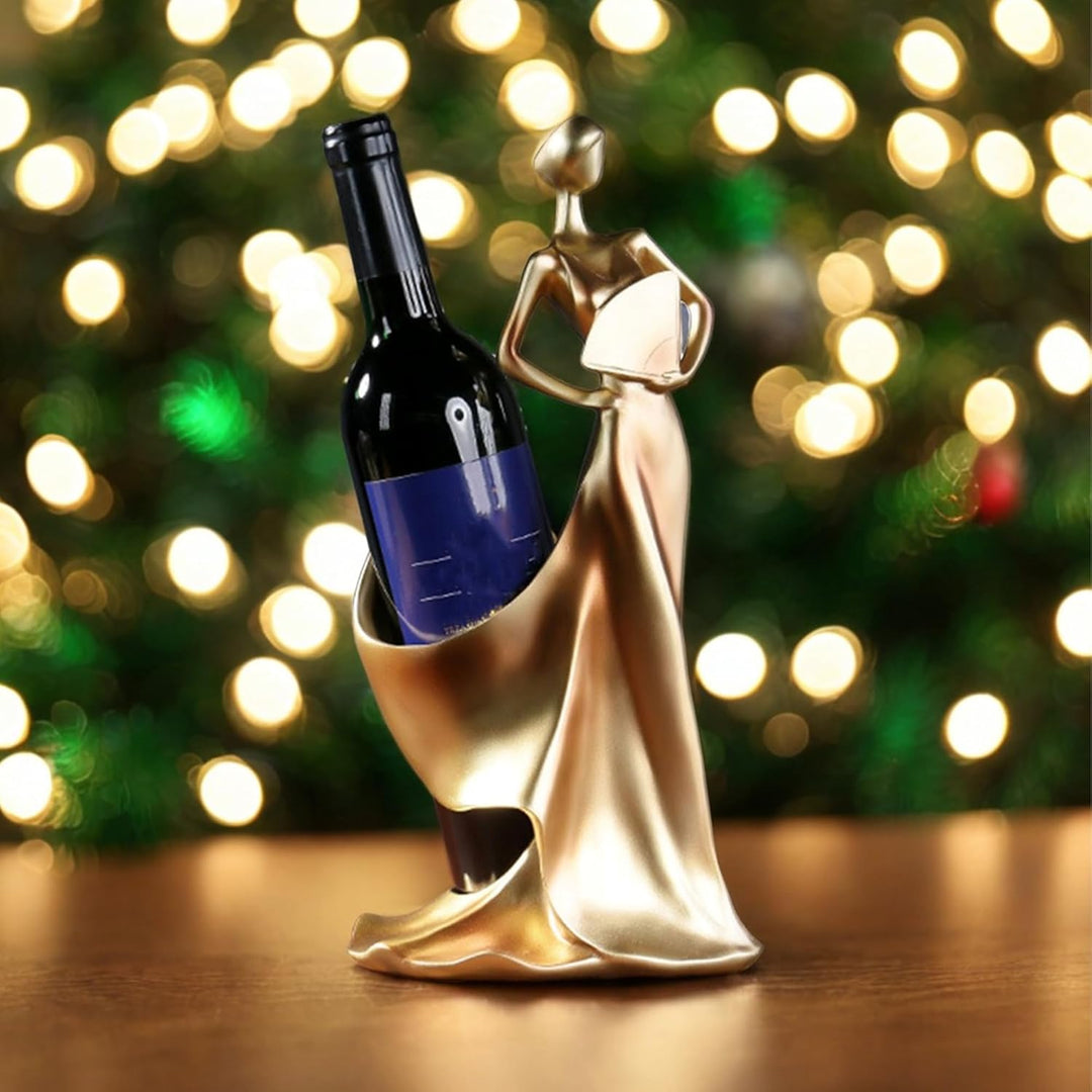 Weinflaschenhalter, Rotweinflaschenständer Elegante Weinregalhalter Harz Regal für Home Bar Zubehör