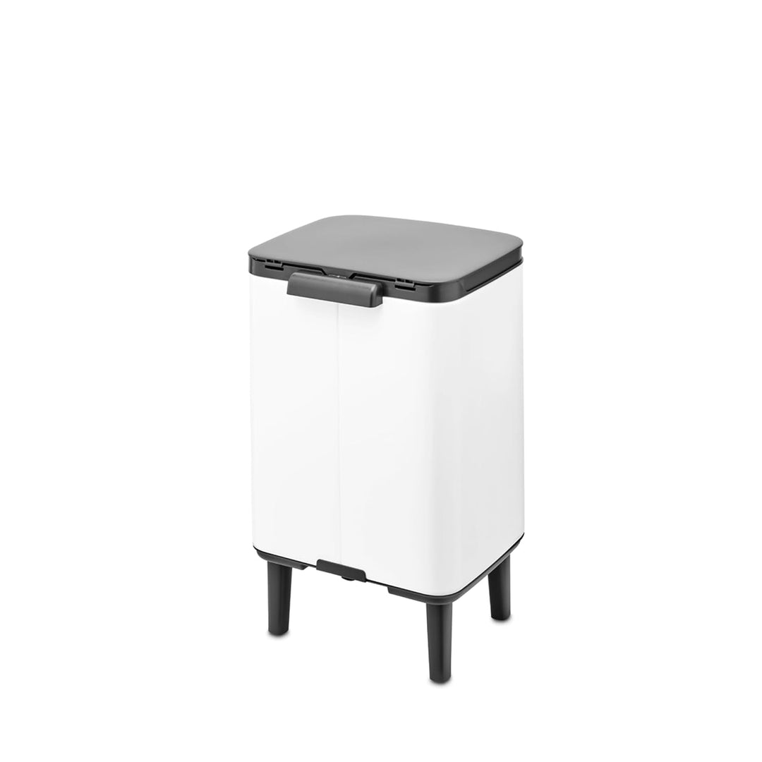 Brabantia - Mülleimer Bo Hi 7L mit Soft-Close-Deckel, herausnehmbarem Inneneimer und Transportgriff