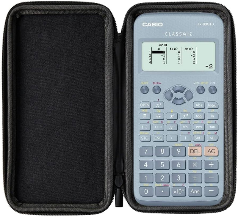 CALCUSO Standardpaket: Casio FX-83GT X Blau + WYNGS Schutztasche rot + Fachbuch von CALCUSO + Erweit