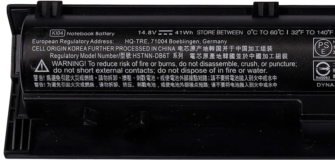 Swark Laptop KI04 Akku Kompatibel mit HP 800049-001 KI04 800050-001 800010-421 800009-421 HSTNN-LB6R