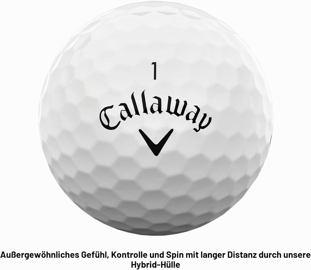 Callaway Supersoft Golfbälle 2023 Weiss, Weiss