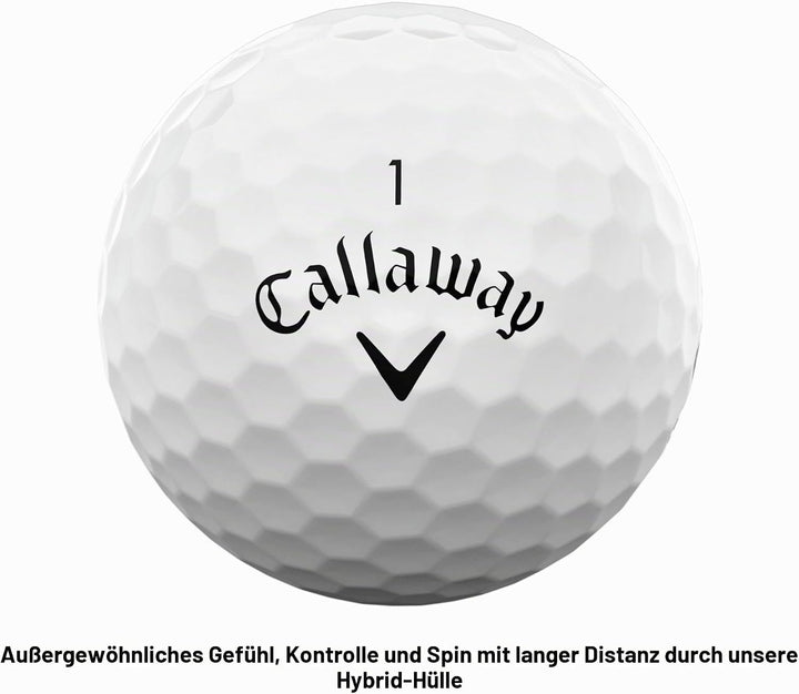 Callaway Supersoft Golfbälle 2023 Weiss, Weiss