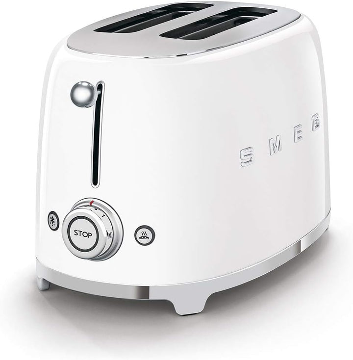 Smeg Toaster TSF01WHEU weiss, Kunststoff, 1 Liter