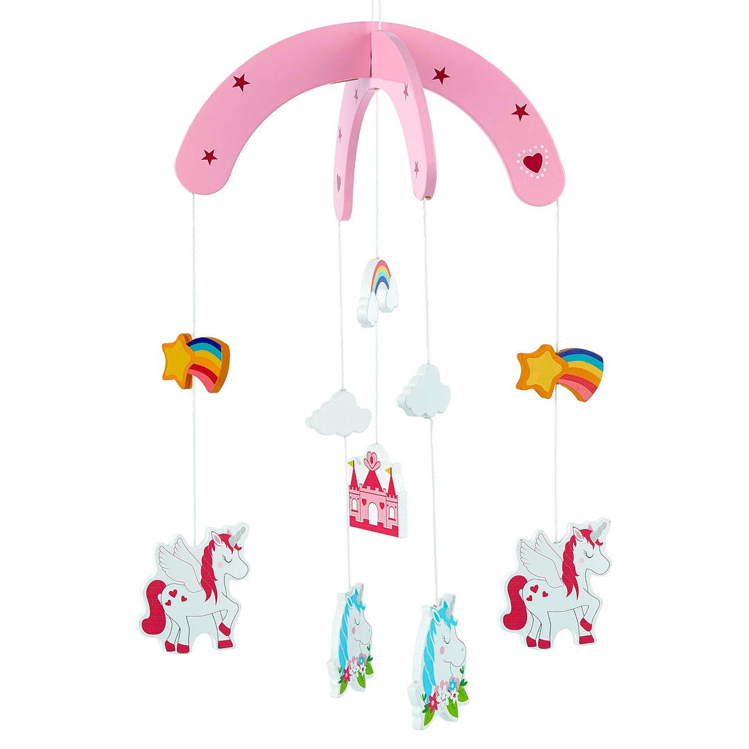 Mousehouse Gifts - Kinder Einhorn-Mobile - für Mädchen - Spiel- & Kinderzimmer